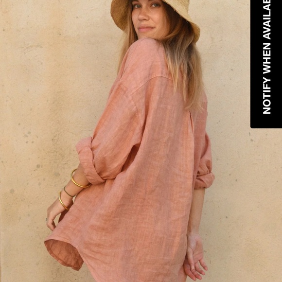 Beachwood Palma Linen shirt - color Gigi - Picture 3 of 4